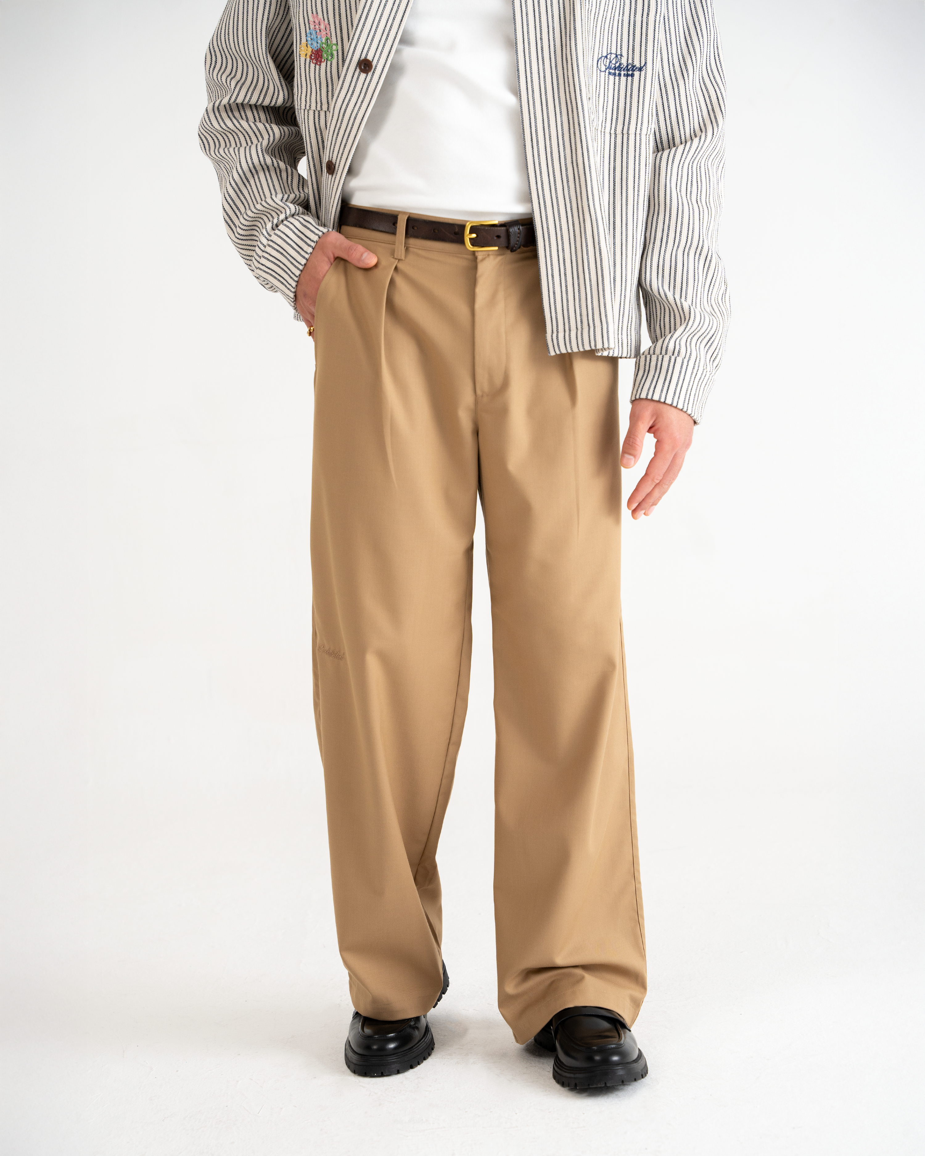 Agilbert® | THE IBRON PLEATED PANTS