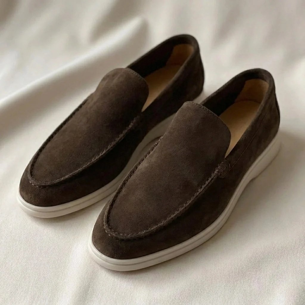Lucas™ | Suede Slip-On Loafers with Flexible Sole