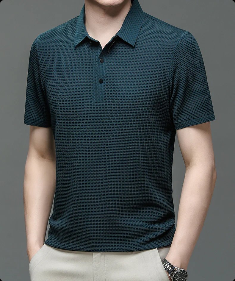 Damian™ | Breathable Cotton Premium Polo Shirt