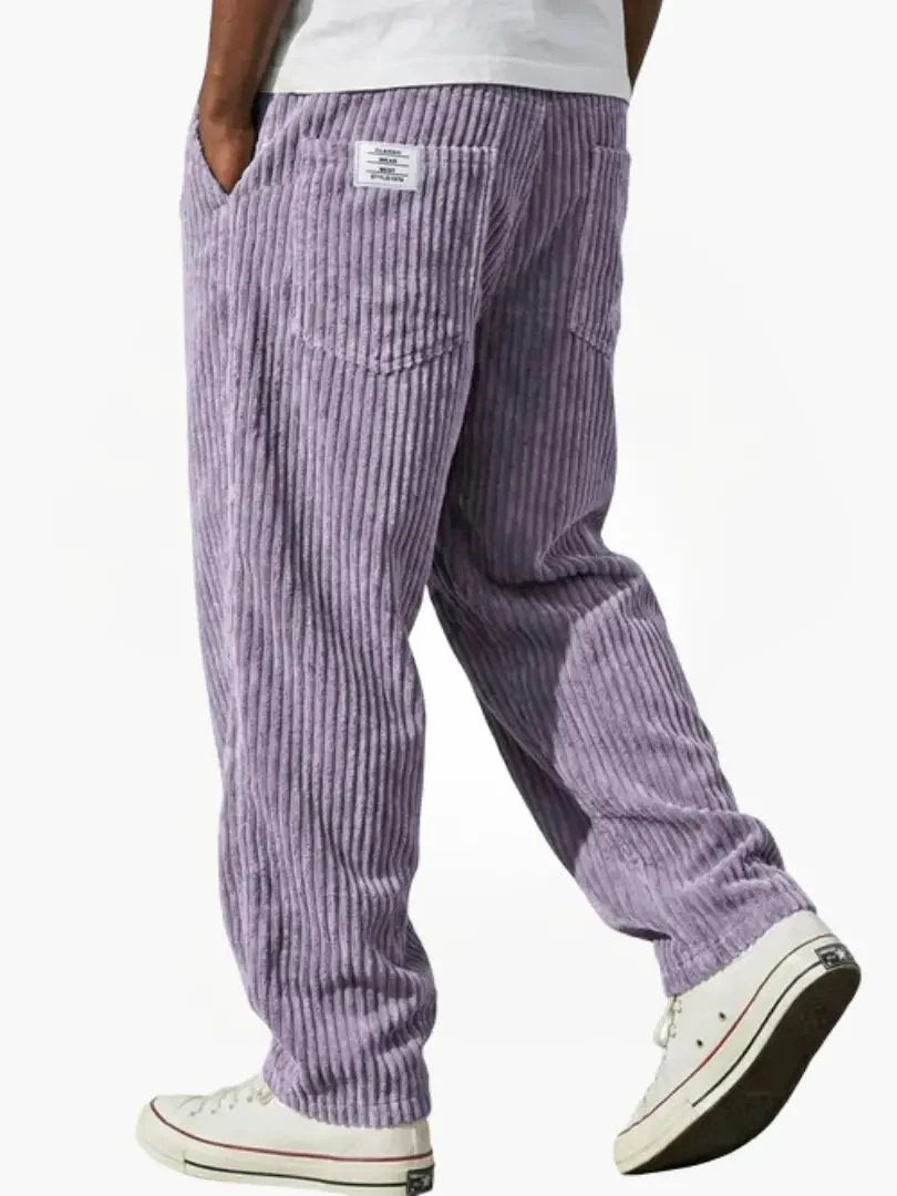 Stephen™ | Relaxed Fit Ribbed Corduroy Trousers