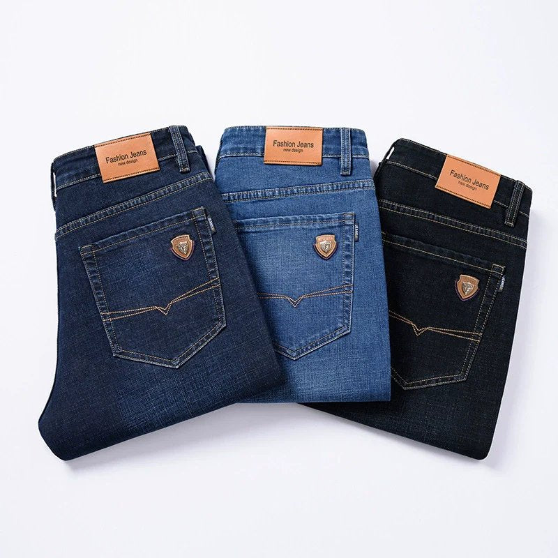 Livingston™ | Stretch Cotton Structured Fit Denim Jeans