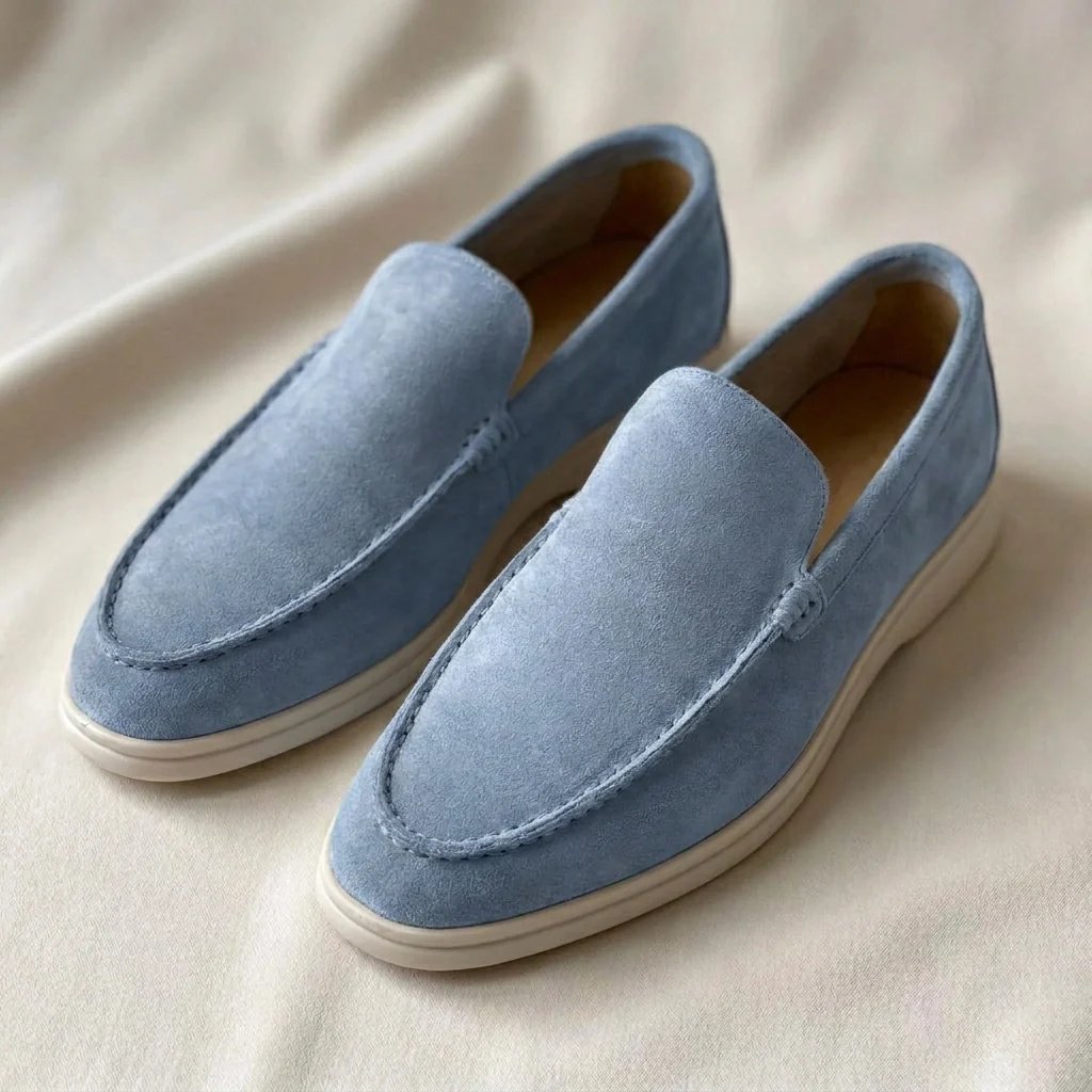 Lucas™ | Suede Slip-On Loafers with Flexible Sole