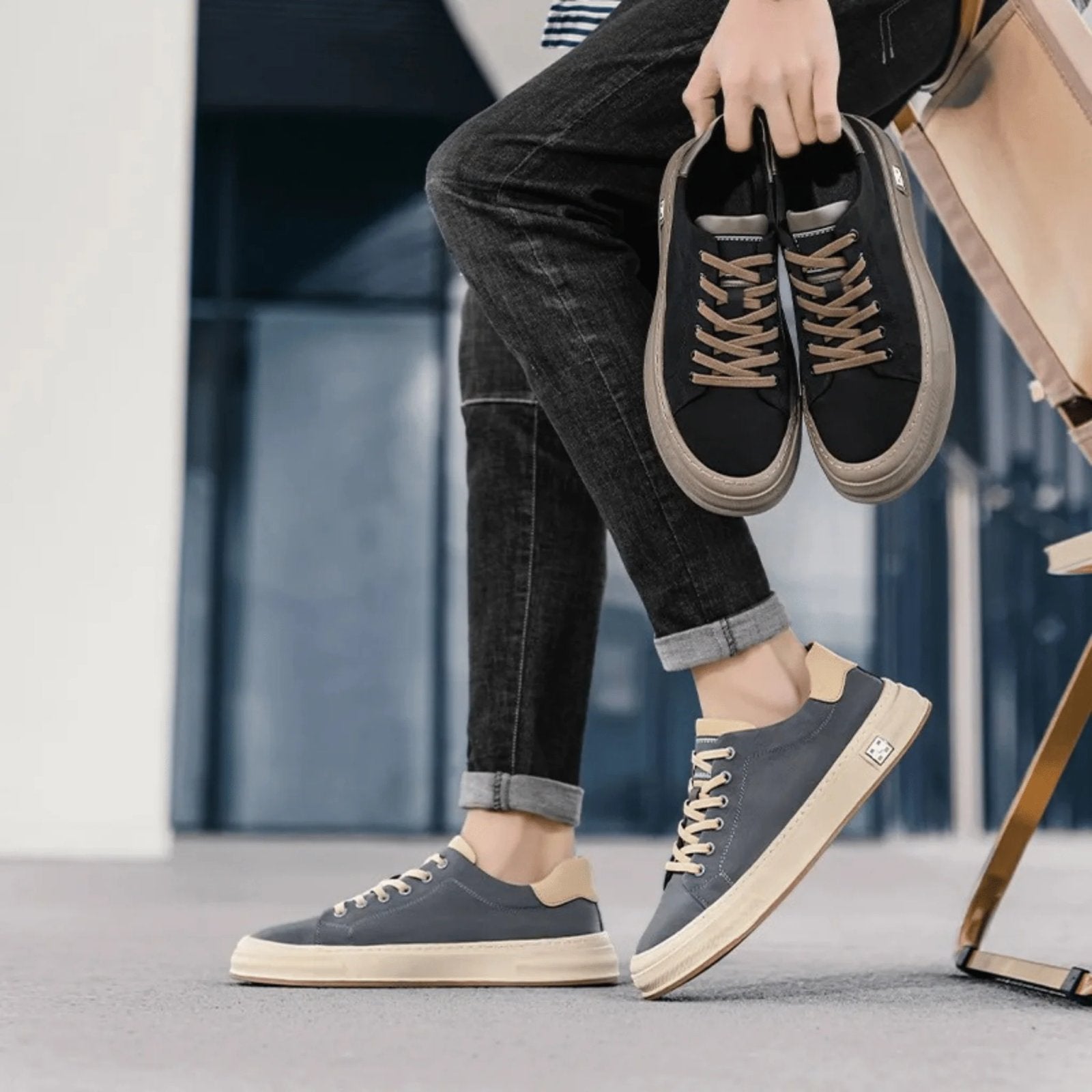 Bradford™ | Lightweight Canvas Low-Top Trainers