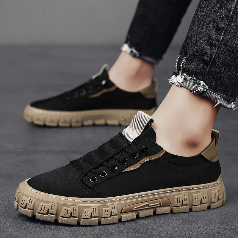 Franklin™ | Breathable Canvas Cushioned Casual Sneakers