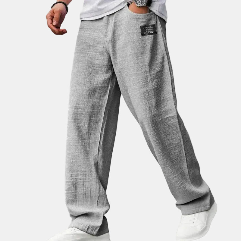 Remington™ | Lightweight Cotton Straight-Leg Trousers