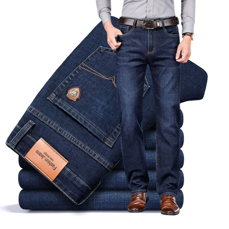 Livingston™ | Stretch Cotton Structured Fit Denim Jeans