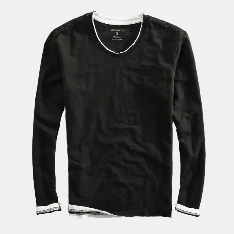 Clarence™ | Cotton Long-Sleeve Casual Comfort Shirt