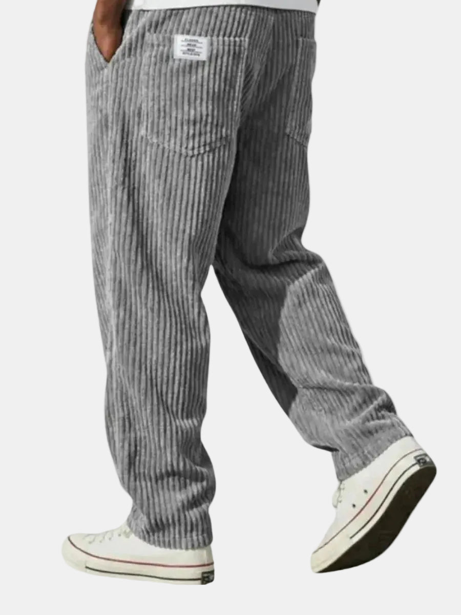 Stephen™ | Relaxed Fit Ribbed Corduroy Trousers