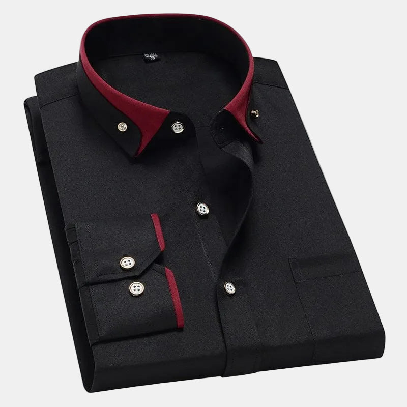 Pemberton™ | Premium Cotton Button-Down Dress Shirt