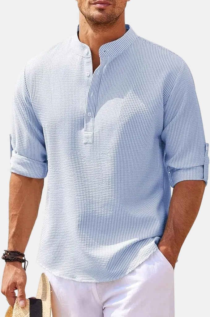 Huntington™ | Regular Fit Button-Front Polyester Dress Shirt
