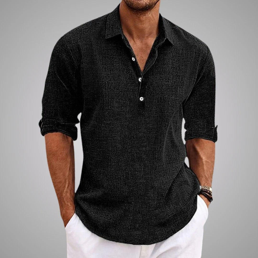 Worthington™ | Lightweight Cotton Collar Casual Shirt