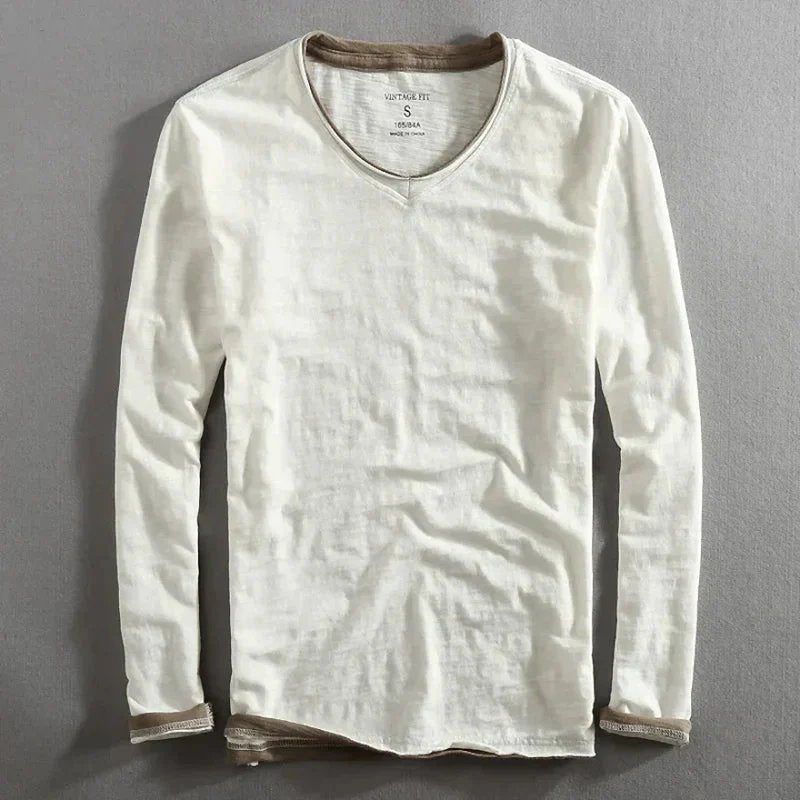 Clarence™ | Cotton Long-Sleeve Casual Comfort Shirt