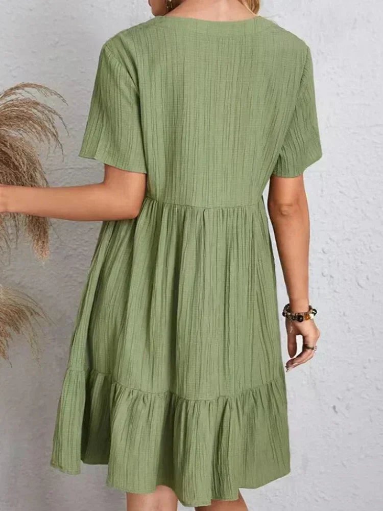 Daphne™- Flattering Tummy-Control Midi Dress