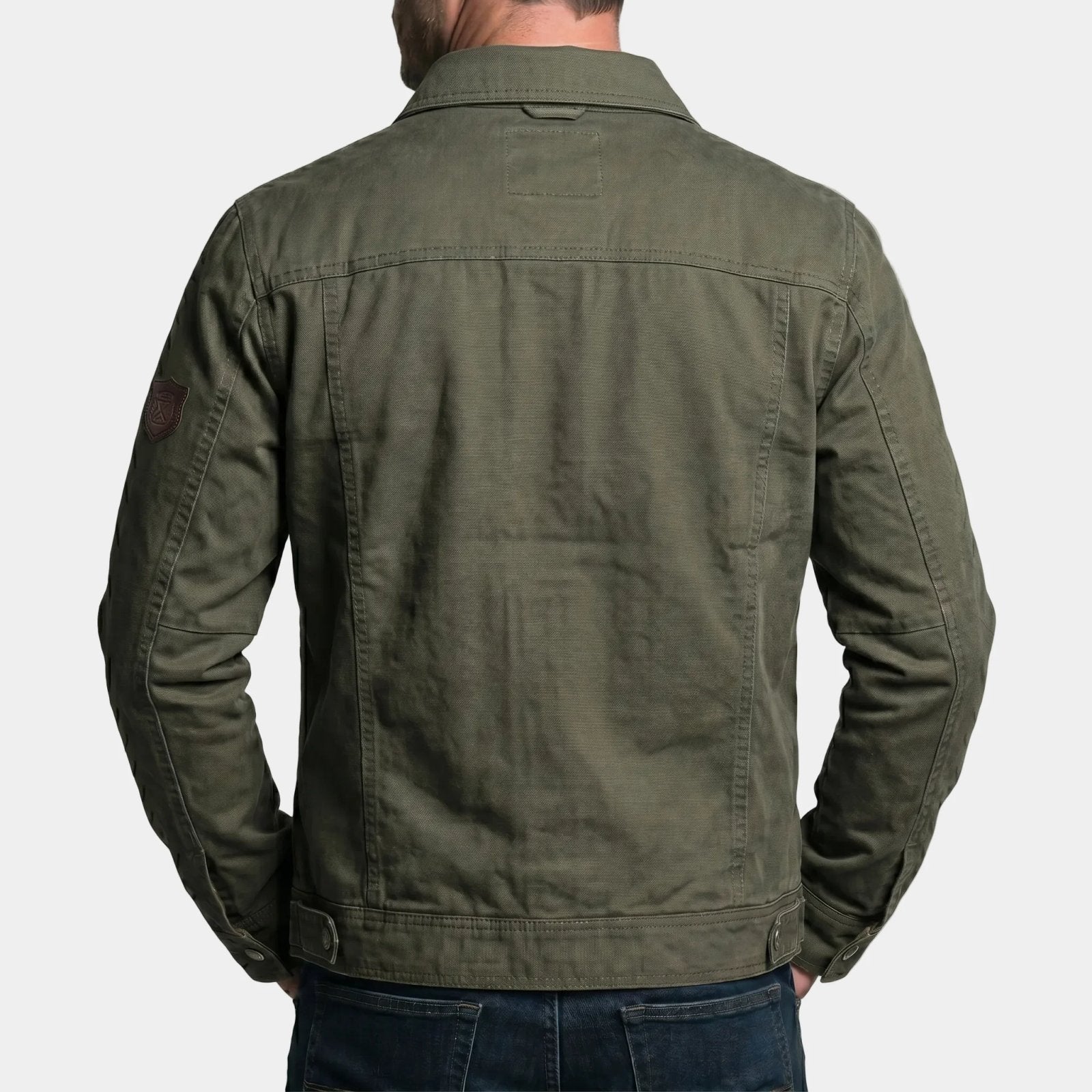 Griffin™ | Washed Cotton Structured Military Jacket