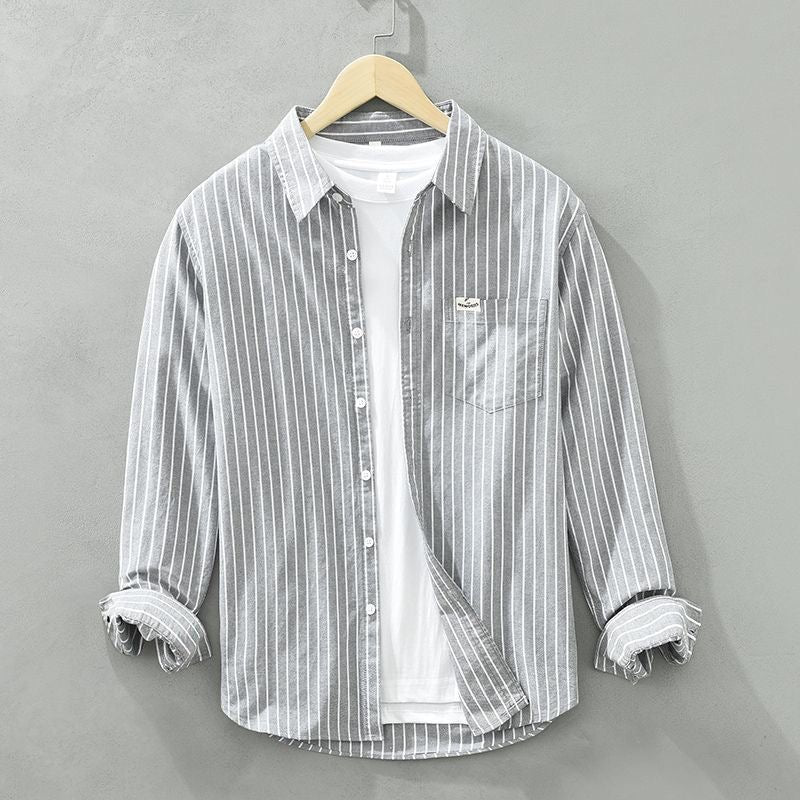 Eugene™ | Premium Cotton Button-Front Dress Shirt