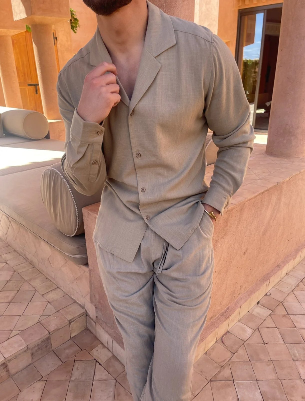 Noah™ | Breathable Linen Relaxed Fit Trousers