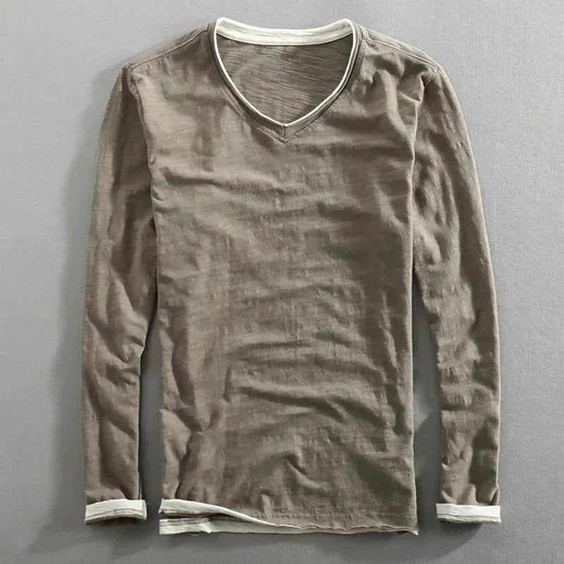 Clarence™ | Cotton Long-Sleeve Casual Comfort Shirt