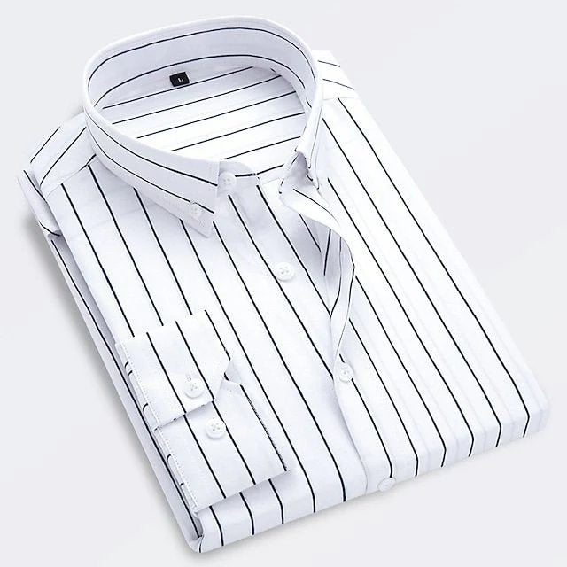 Montgomery™ | Cotton-Blend Striped Button-Down Shirt
