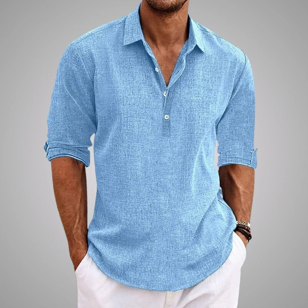 Worthington™ | Lightweight Cotton Collar Casual Shirt
