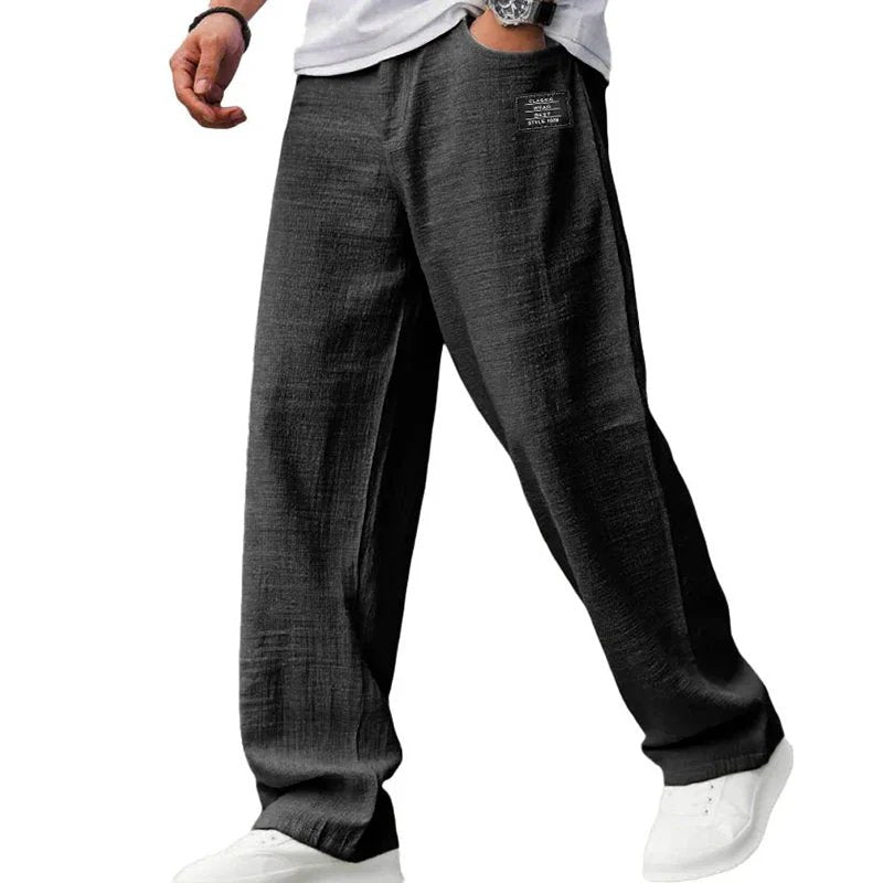 Remington™ | Lightweight Cotton Straight-Leg Trousers