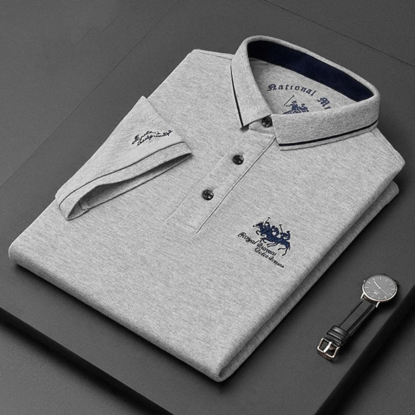 Andrew™ | Breathable Cotton Short Sleeve Polo Shirt