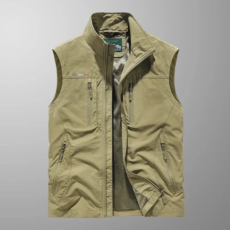 Edward™ | Breathable Multi-Pocket Cargo Vest