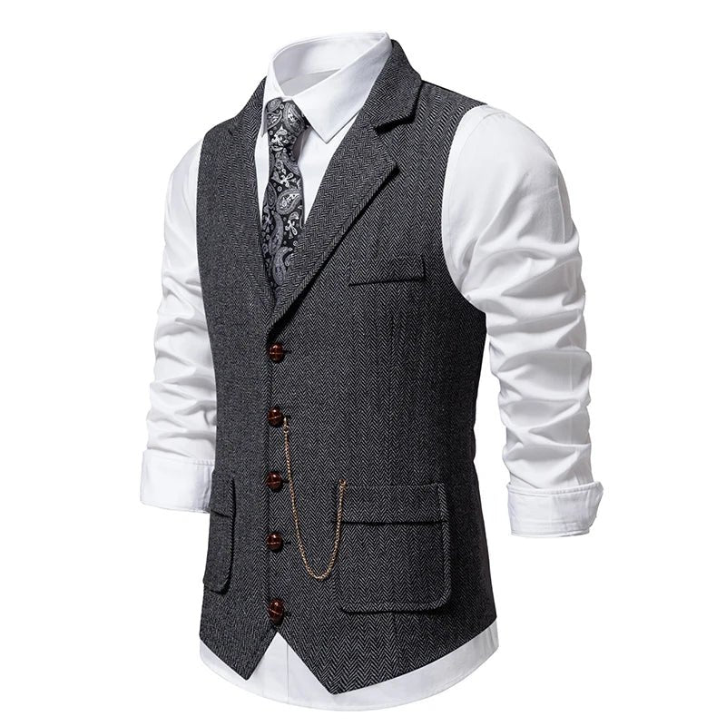Augustus™ | Chain-Detail Formal Men's Vest