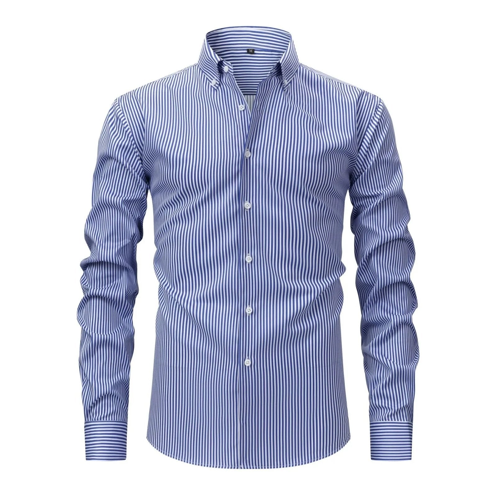 Matteo™ | High-Stretch Striped Dress Shirt