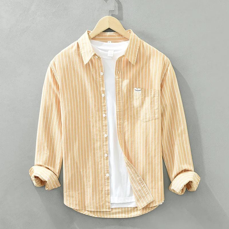 Eugene™ | Premium Cotton Button-Front Dress Shirt