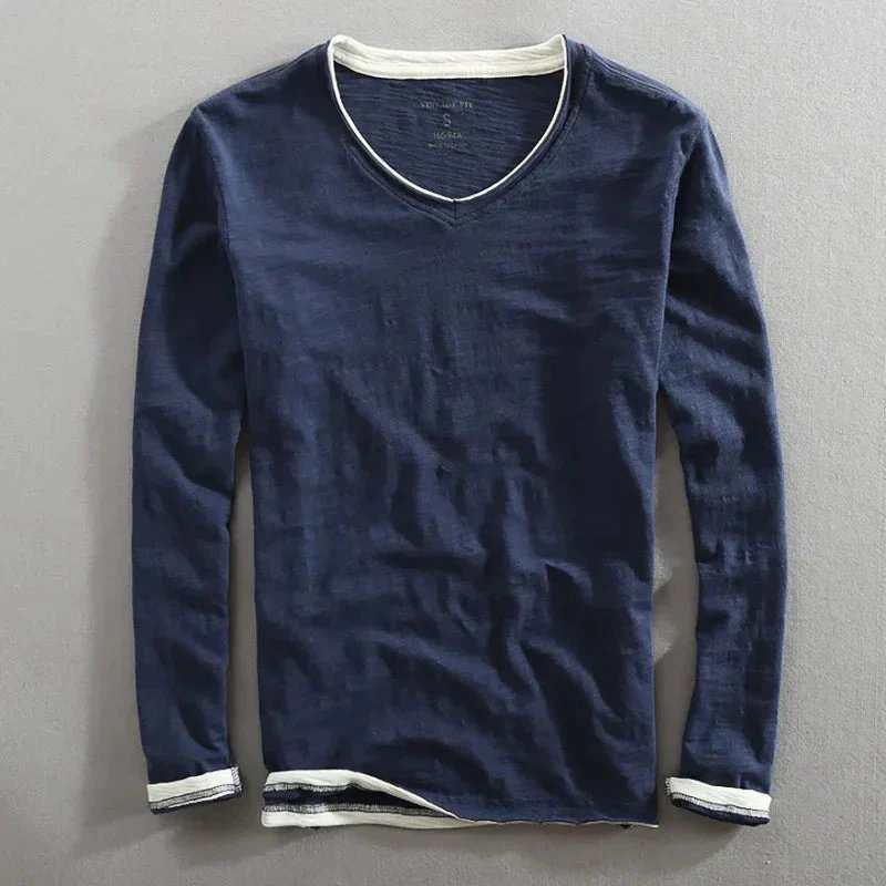 Clarence™ | Cotton Long-Sleeve Casual Comfort Shirt