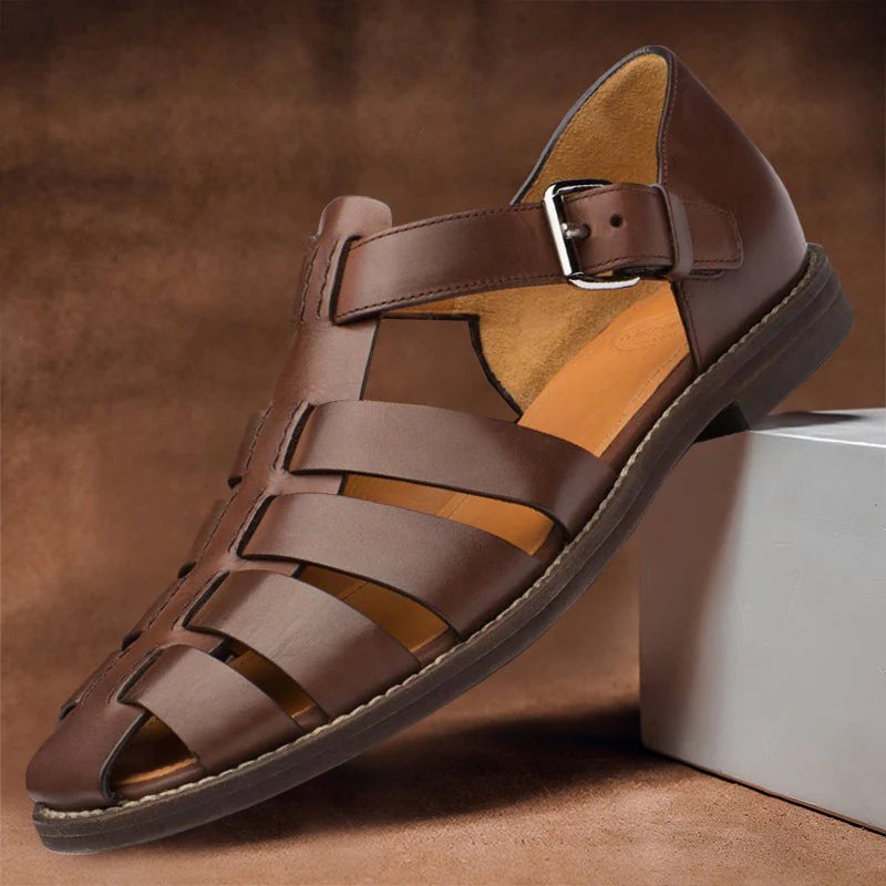 Dashiell™ | Supportive Genuine Leather Fisherman Sandals
