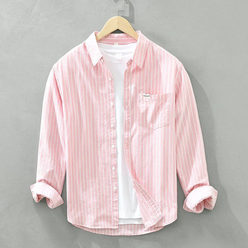 Eugene™ | Premium Cotton Button-Front Dress Shirt