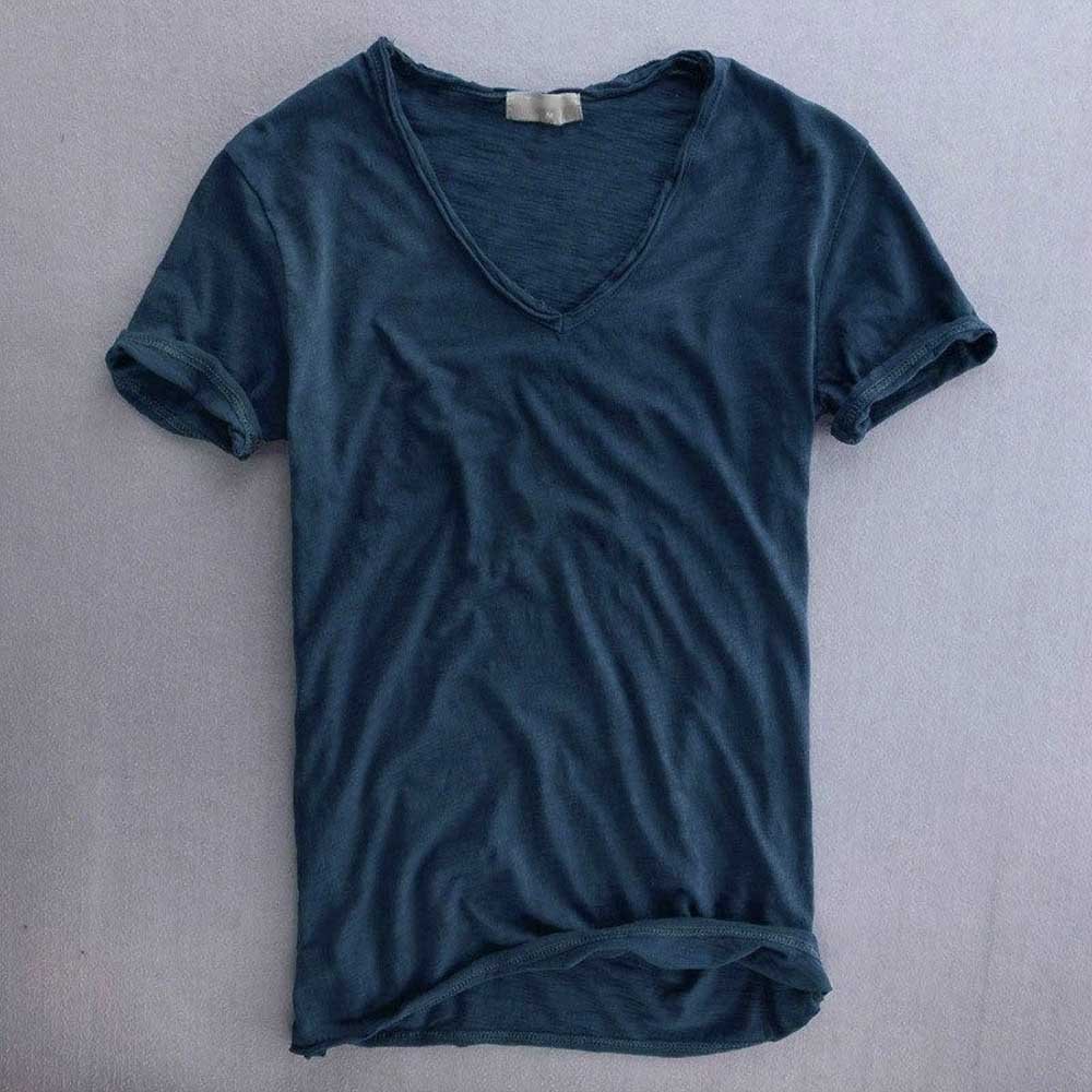 Harrison™ | V-Neck Cotton Short Sleeve T-Shirt