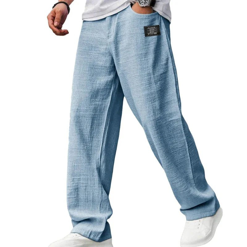 Remington™ | Lightweight Cotton Straight-Leg Trousers