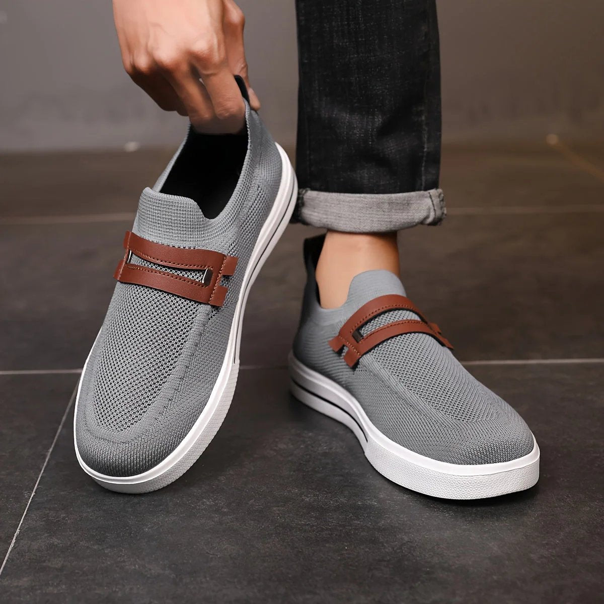 Benjamin™ | Lightweight Cushioned Memory Foam Slip-On Shoes