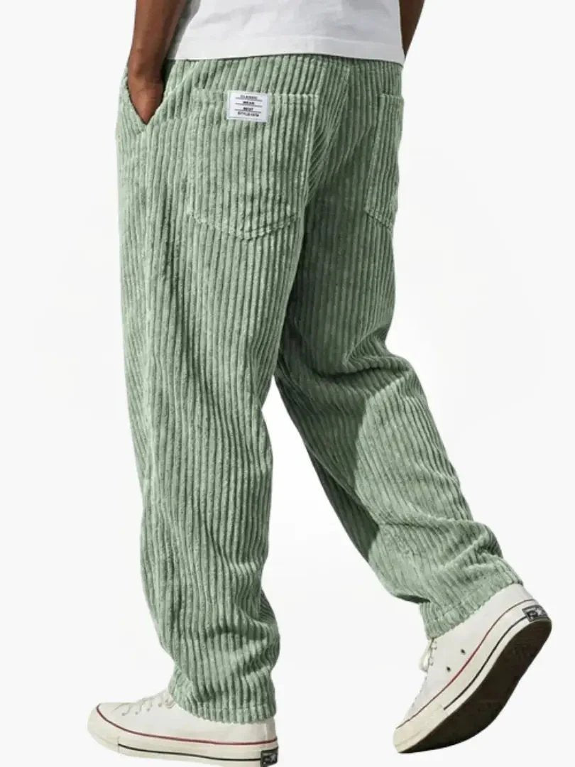 Stephen™ | Relaxed Fit Ribbed Corduroy Trousers