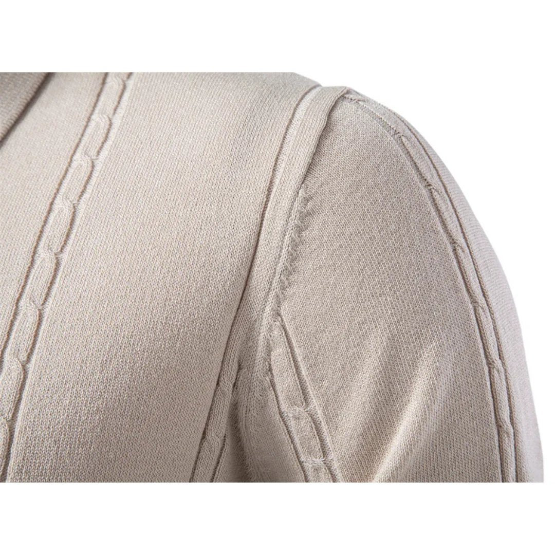 Steven™ | Ribbed Viscose Blend Classic Collar Polo