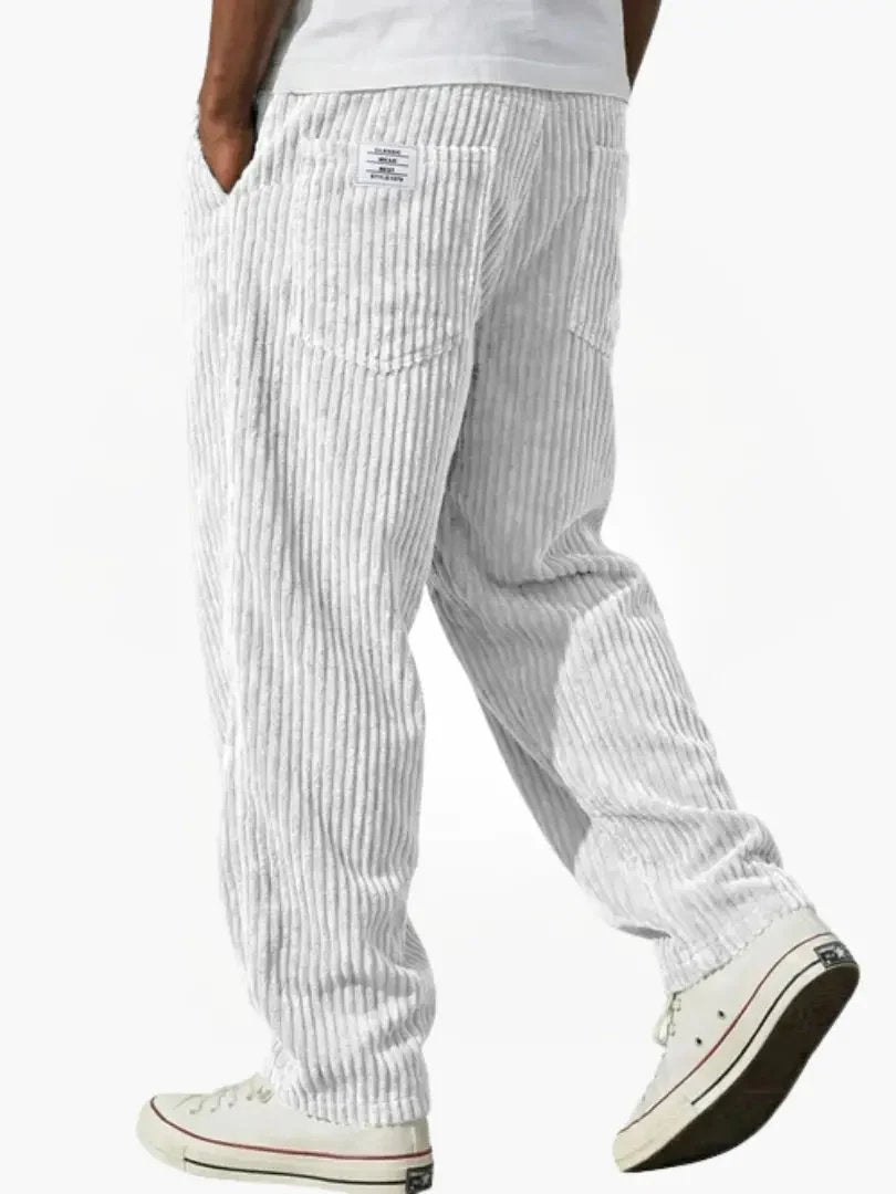 Christopher™ | Elastic Waistband Corduroy Trousers