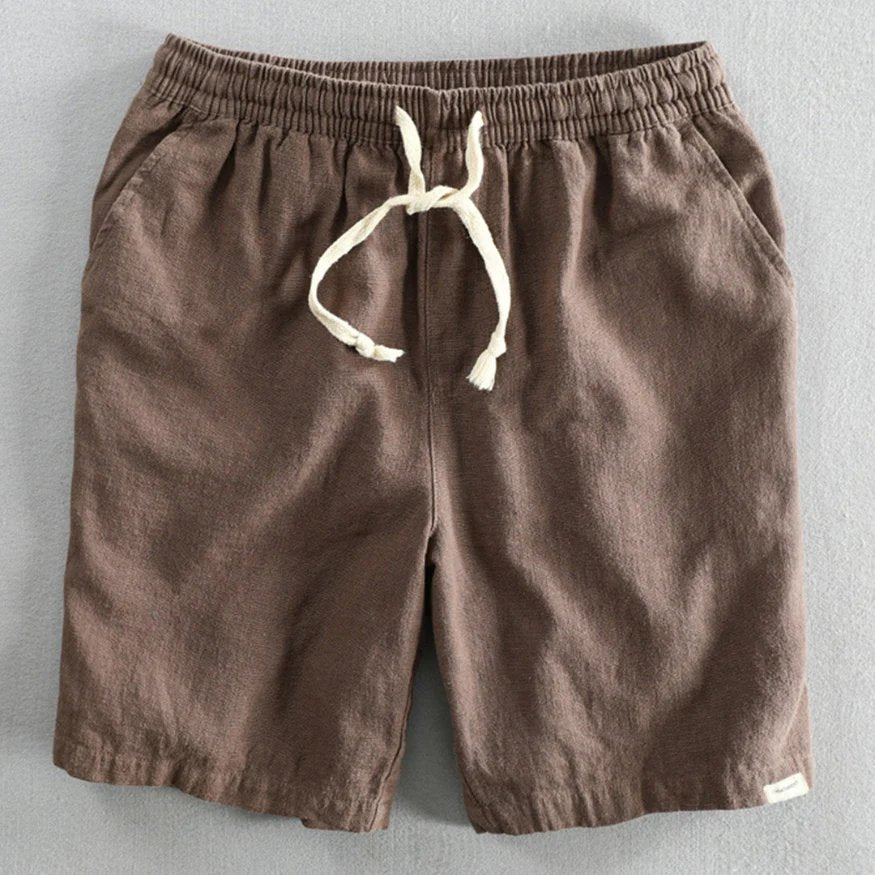 Benedict™ | Cotton Blend Elastic Waist Japan-Style Shorts