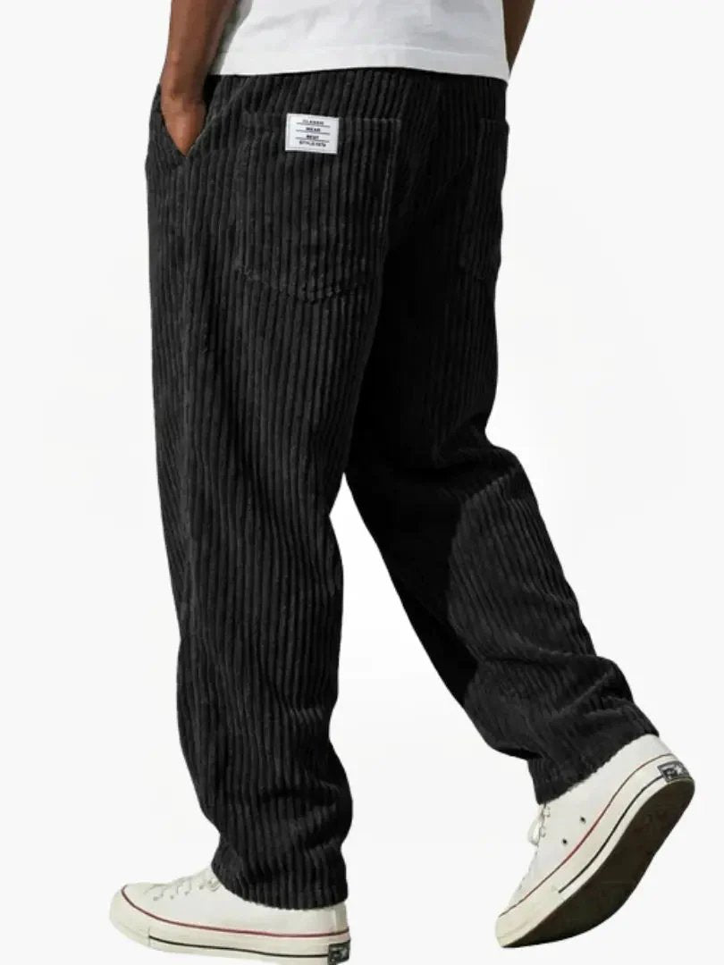 Christopher™ | Elastic Waistband Corduroy Trousers