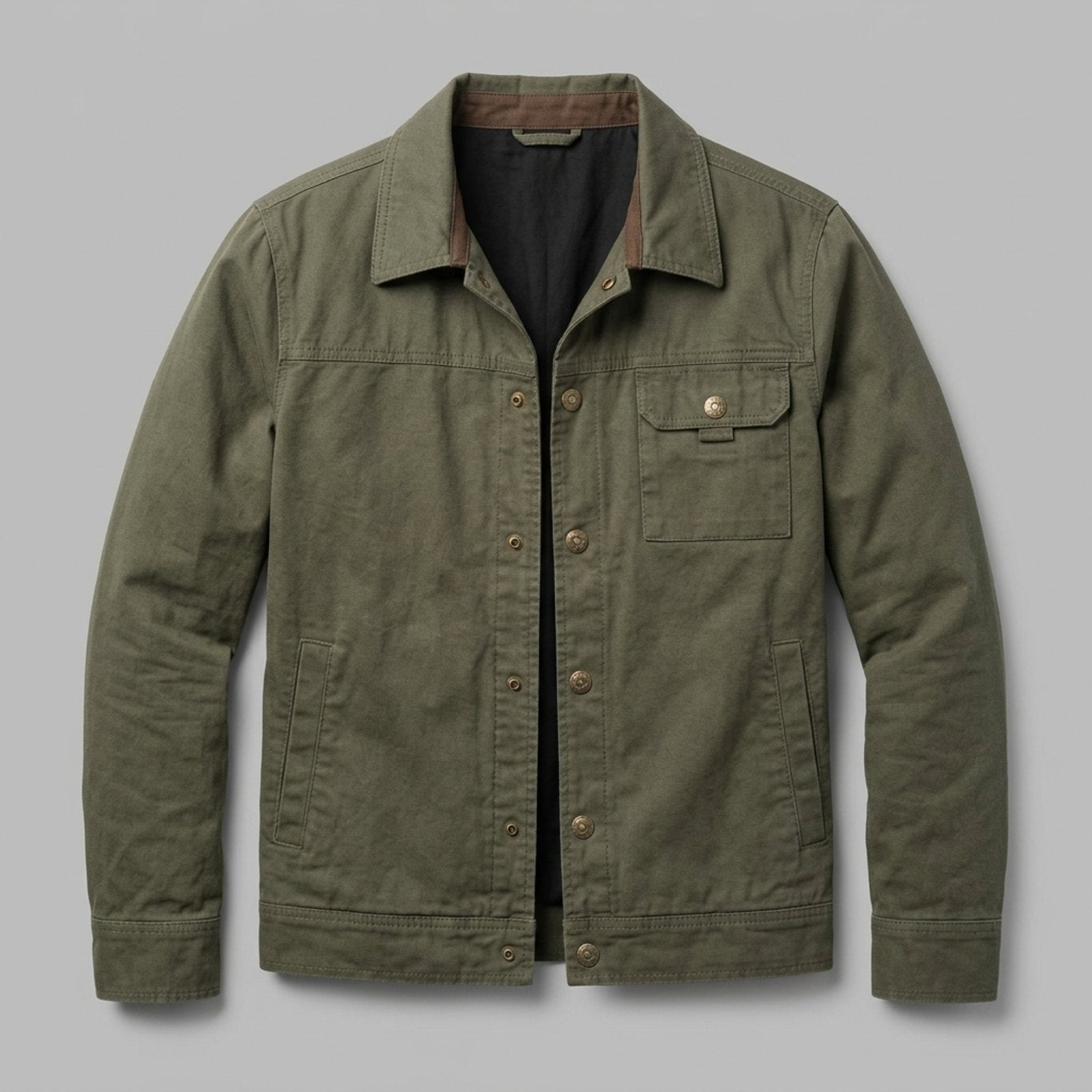 Griffin™ | Washed Cotton Structured Military Jacket