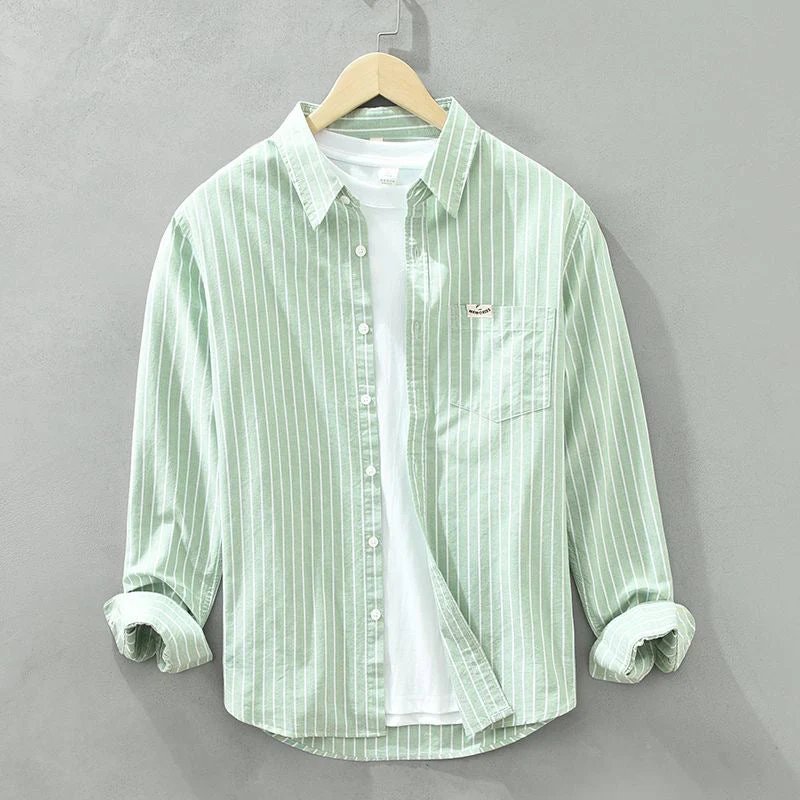 Eugene™ | Premium Cotton Button-Front Dress Shirt
