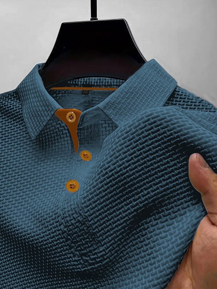 Montgomery™ | Basketweave Spandex-Blend Performance Polo