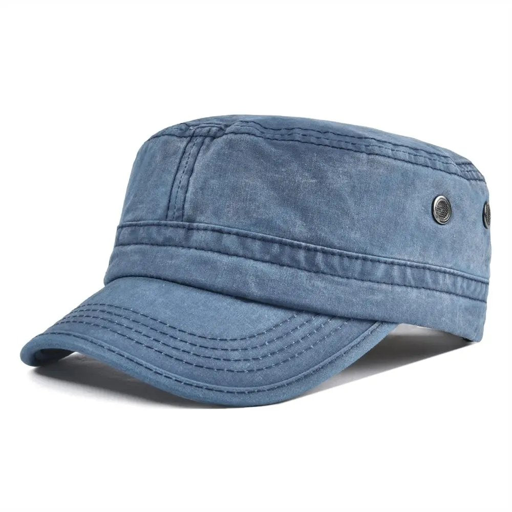 Sinclair™ | Vintage Military-Style Cap with Durable Fabric