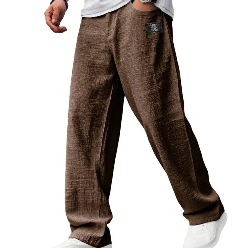 Remington™ | Lightweight Cotton Straight-Leg Trousers