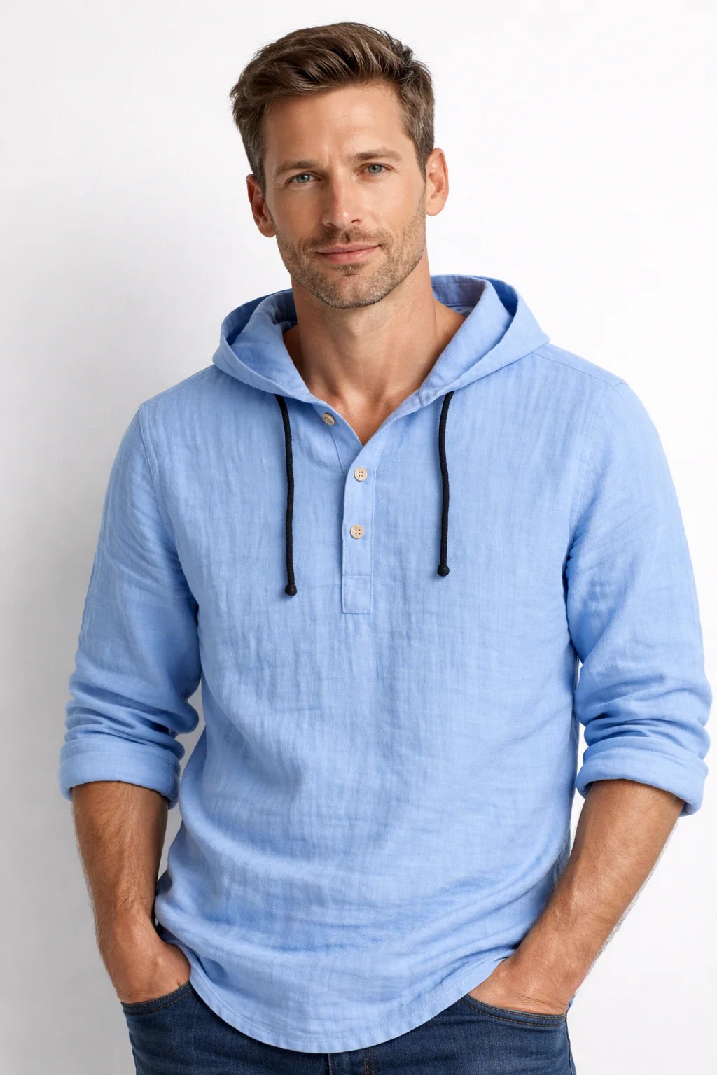 Max™ | Premium Linen Button-Up Shirt