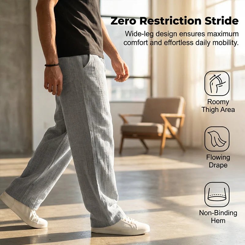 Remington™ | Lightweight Cotton Straight-Leg Trousers