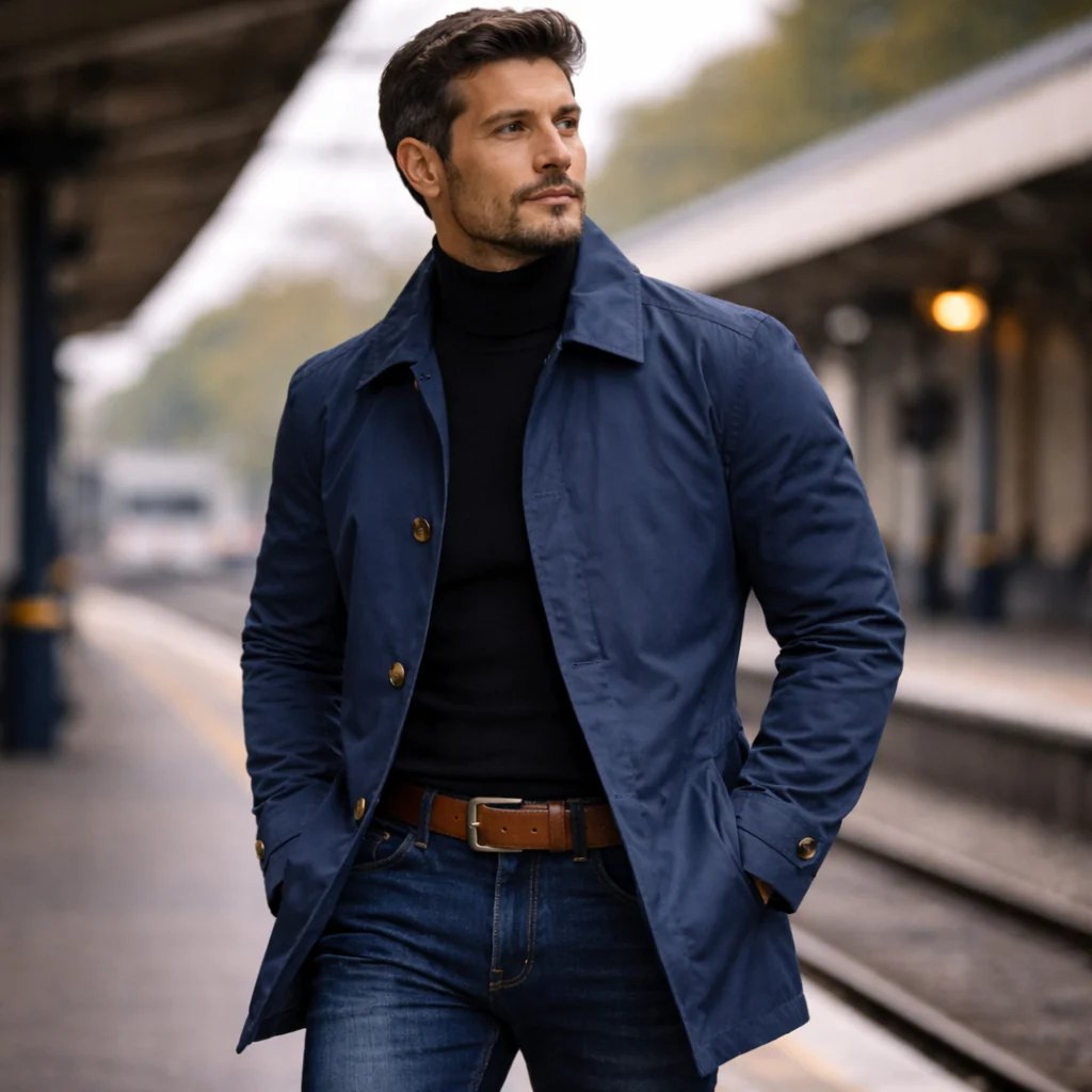Cesar™ | Water-Resistant Wool-Blend Men's Coat