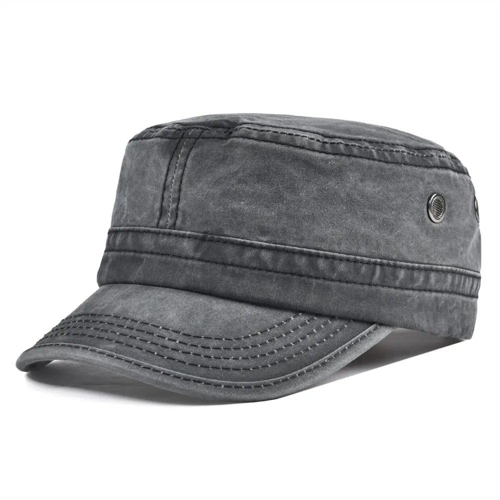 Sinclair™ | Vintage Military-Style Cap with Durable Fabric