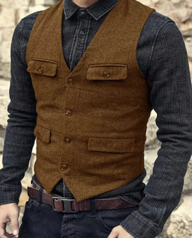 Vincent® | Olive Green Winter Cardigan, Effortless And Stylish